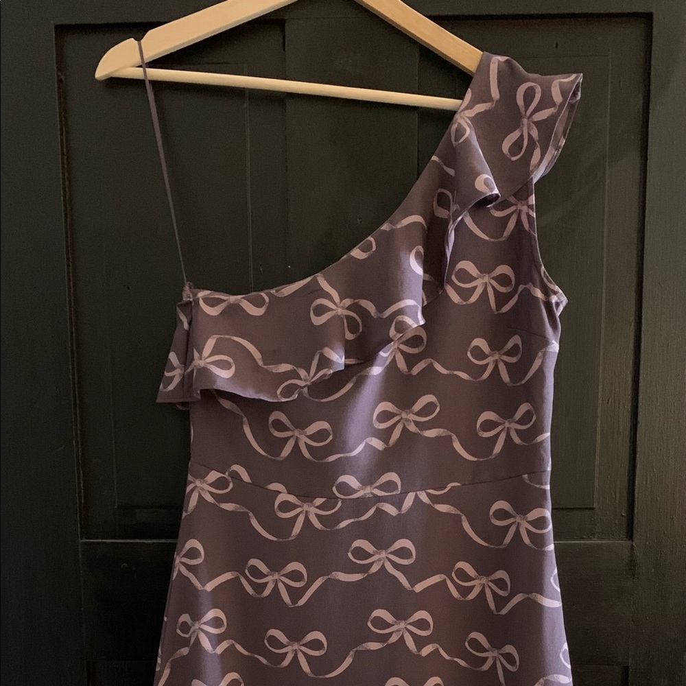 Ribbons and Bows One Shoulder A-line Dress